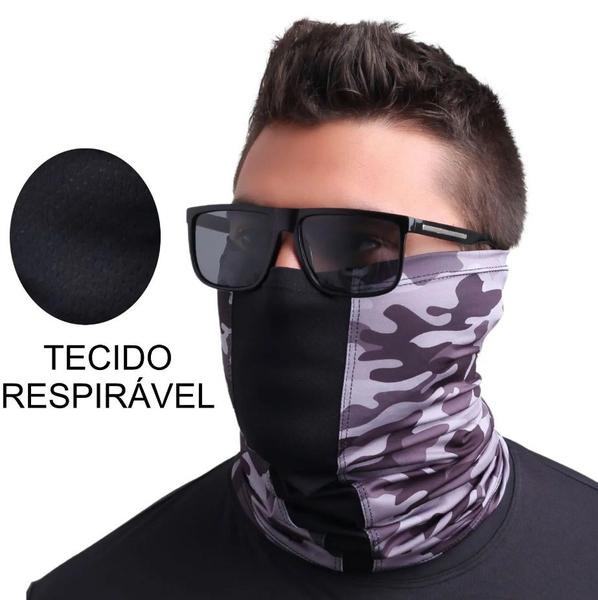 Imagem de Tubeneck Buff Bandana Respirável Pesca Bike Uv50 Camuflado Urbano