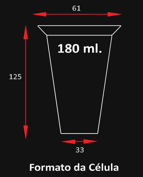 Imagem de Tubete Cilíndrico para Mudas Agrícola 180ml Kit 5