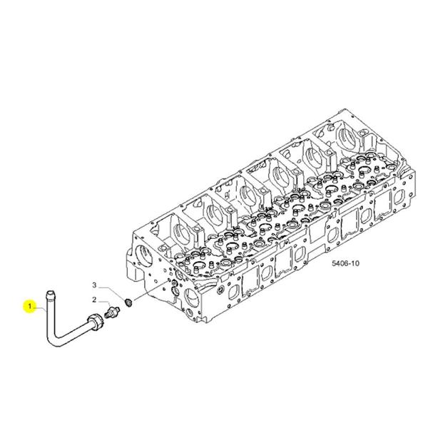 Imagem de Tubo Cabeçote Para Iveco Novo Stralis - 500360367