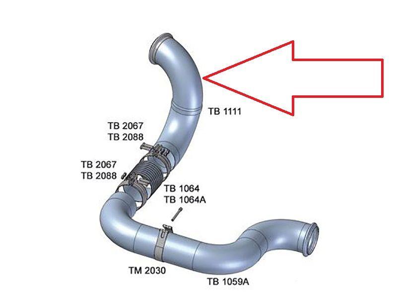 Imagem de Tubo Catalisador VL FH NH Apos 2005 5 polegadas- 20535484