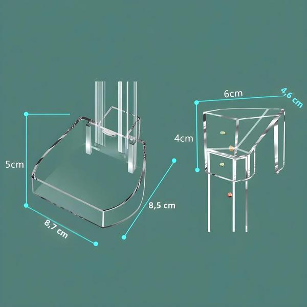 Imagem de Tubo de Alimentação para Aquário - Acrílico Transparente Anti-Enrosco