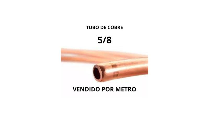 Imagem de Tubo de cobre 5/8 eluma - metro 