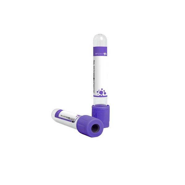 Imagem de Tubo de coleta a vacuo - edta k3 (roxo) 4ml 13x75mm plastico c/ 500 (firstlab)