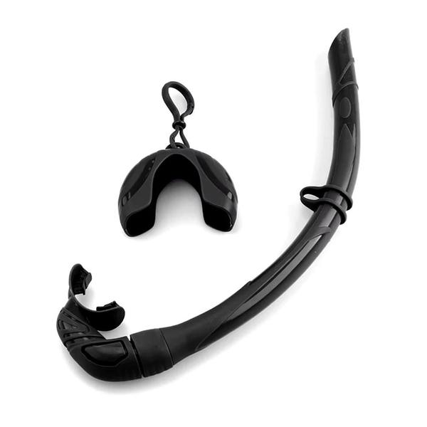 Imagem de Tubo De Snorkel Dobrável De Silicone Unissex Com Estojo De Armazenamento Compacto Para Esportes