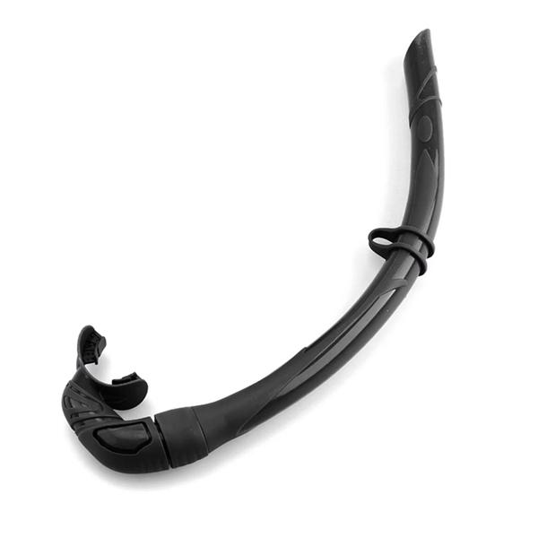 Imagem de Tubo De Snorkel Dobrável De Silicone Unissex Com Estojo De Armazenamento Compacto Para Esportes