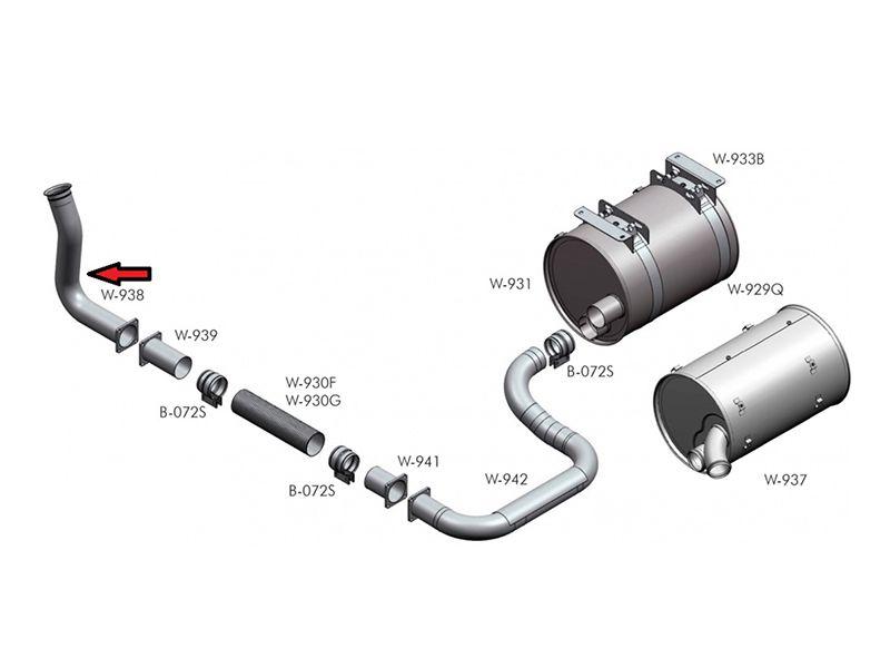 Imagem de Tubo Dianteiro Motor VW Worker 26.260E 31.260E - 2U0253091