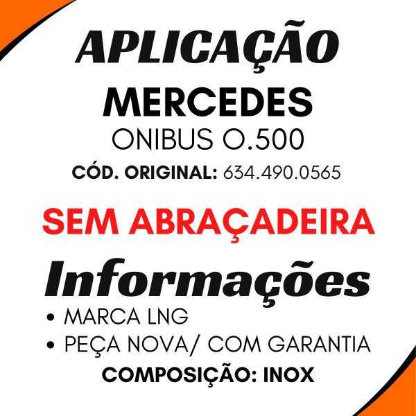 Imagem de Tubo Flexivel Escapamento S-Abraçadeira Mbb 0500