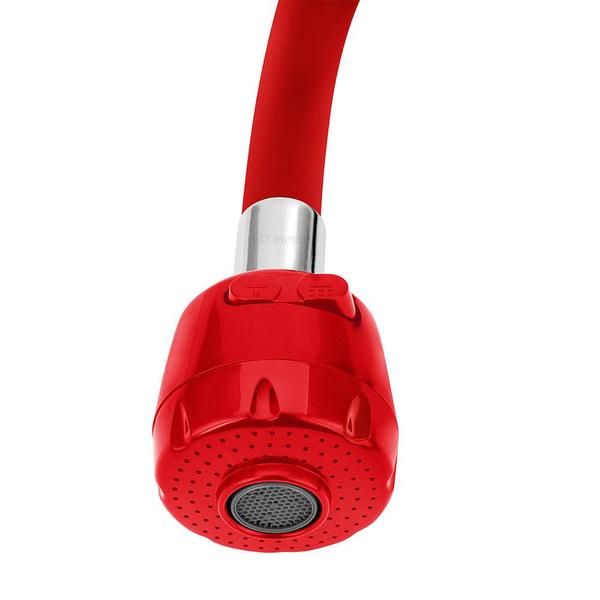 Tubo Gourmet Vermelho Duplo Jato Reposição Torneira Cozinha - Modelar Imagem de Tubo Gourmet Vermelho Duplo Jato Reposição Torneira Cozinha
