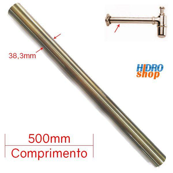 Imagem de Tubo Saída Longo Sifão Deca 1.1/2 50cm Ouro Velho - 4204157