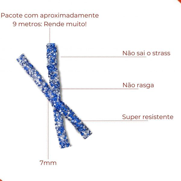 Imagem de Tubo strass 7mm em pvc e acrilico com 09 metros