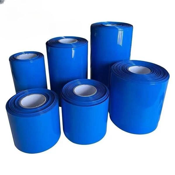 Imagem de Tubo Termorretrátil Azul de PVC (1 Metro) para Baterias 18650 - Isolamento de Cabos