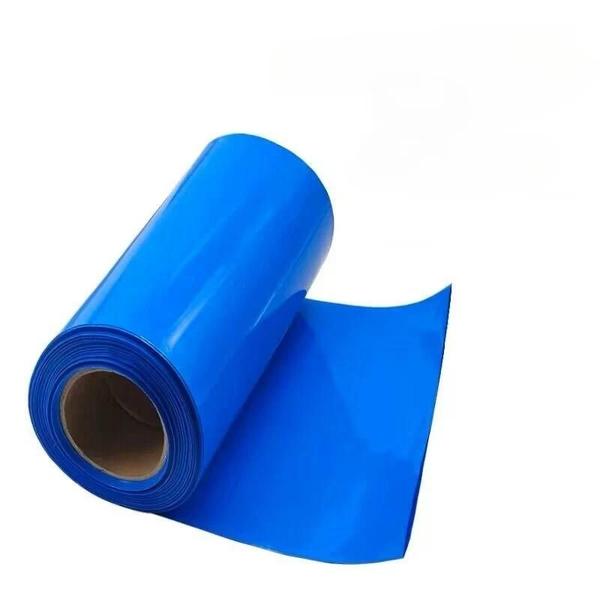 Imagem de Tubo Termorretrátil Azul de PVC (1 Metro) para Baterias 18650 - Isolamento de Cabos