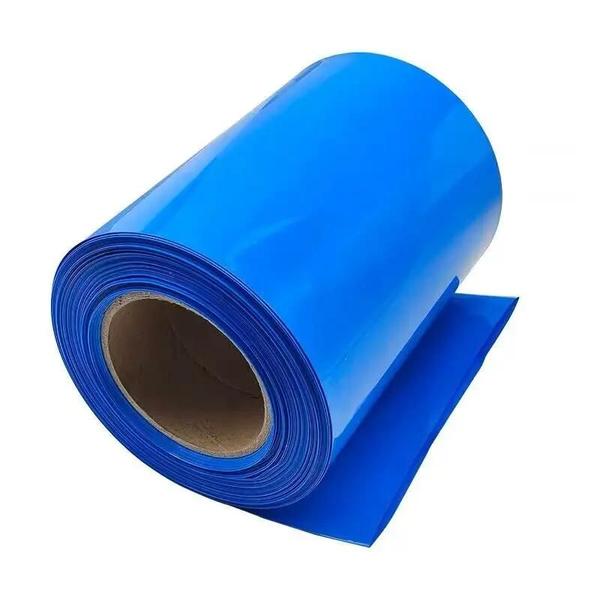 Imagem de Tubo Termorretrátil Azul de PVC (1 Metro) para Baterias 18650 - Isolamento de Cabos