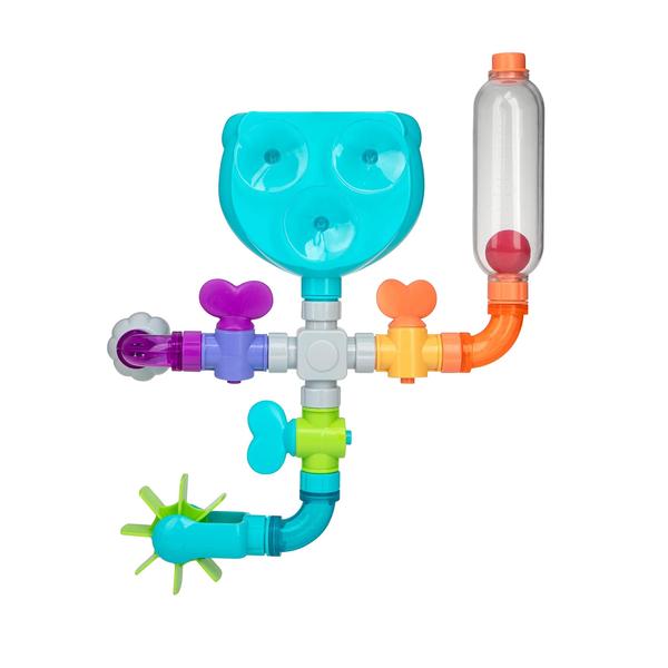 Imagem de Tubos de banho Nuby Wacky Waterworks Pipes com recursos interativos