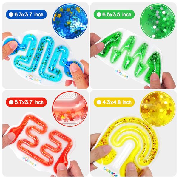 Imagem de Tubos sensoriais Squishy Fidget Toys LESONG para crianças