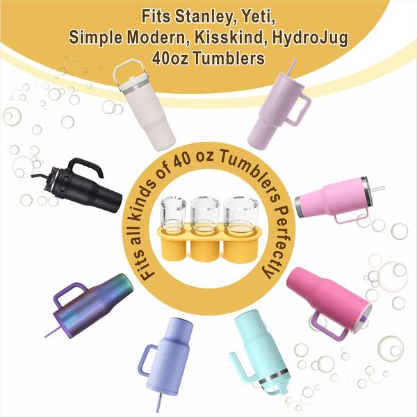 Imagem de Tumbler Ice Tray Rhewatin para Stanley/Yeti/Simple Modern, 1 unidade