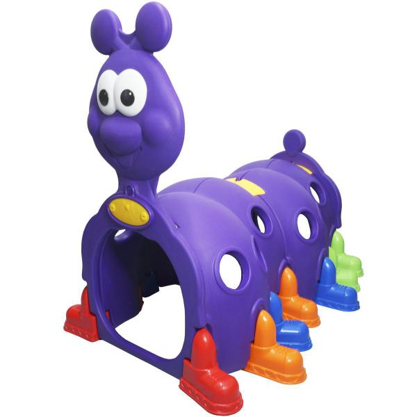 Imagem de Túnel Infantil Centopeia Brinquedo Playground Para Criança Violeta Roxo Brinqway Importway BW-075VT