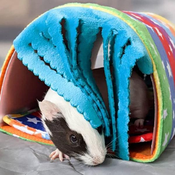 Imagem de Túnel para animais de estimação para pequenos animais de estimação HOMEYA Guinea Pig Hideout Play Tube