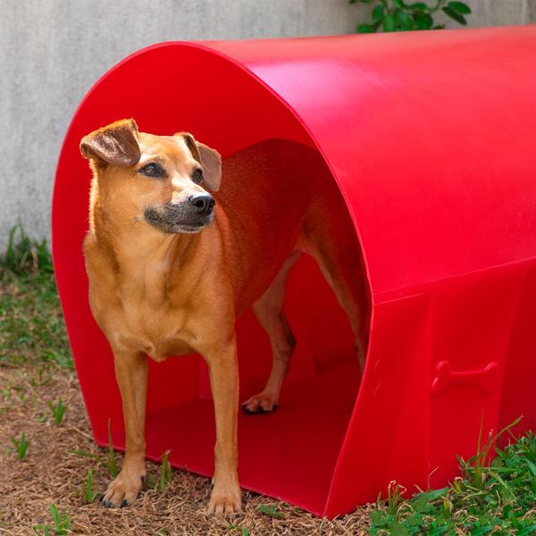 Imagem de Túnel Pet Agility para Cachorro Freso Treino de Agilidade Seguro Plástico Rotomoldado Resistente Impermeável Sustentável Reciclável