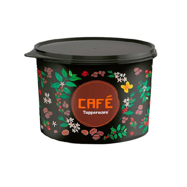 Imagem de Tupper caixa café floral da tupperware 