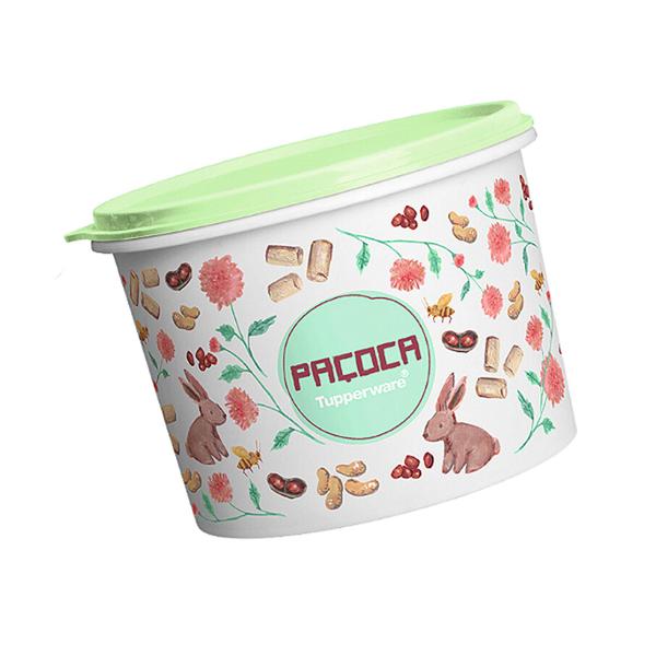 Imagem de Tupper caixa floral paçoca 1, 7 litros da tupperware 