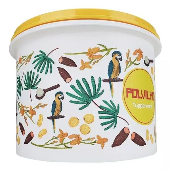 Tupper caixa polvilho floral da tupperware - Tupperware Imagem de Tupper caixa polvilho floral da tupperware