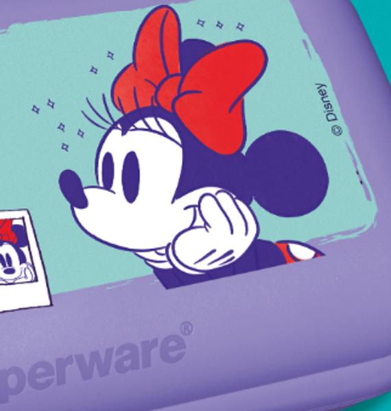 Imagem de Tupper Snack Grande Minnie Lilás (Porta Sanduíche) Tupperware