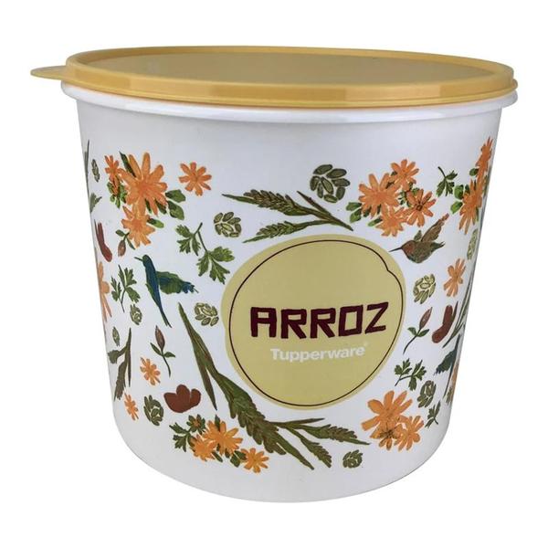 Imagem de Tupperware Arroz 5 Kg Floral de Mantimentos Original