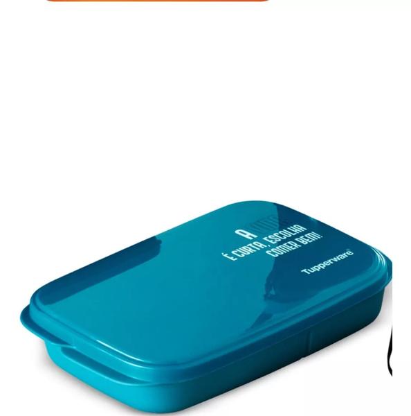 Imagem de Tupperware Basic Line Slim Com Divisórias 590ml