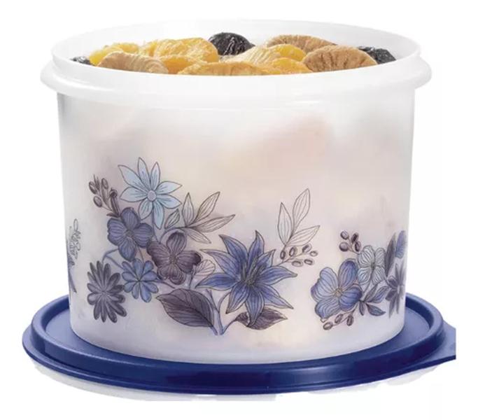 Imagem de Tupperware Caixa 1,7l Decorada  Aquarela Azul