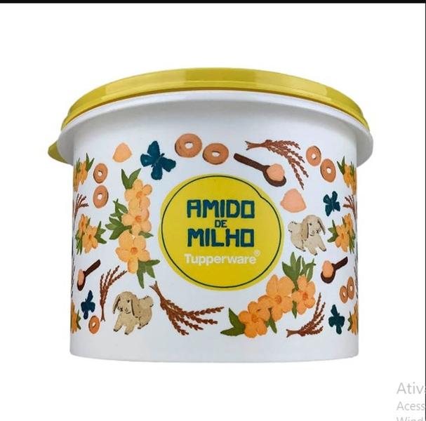 Imagem de Tupperware Caixa Amido de Milho Floral