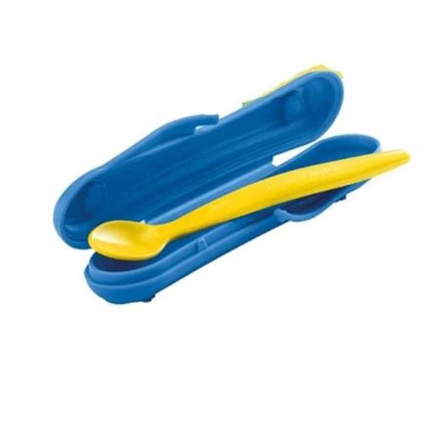 Imagem de Tupperware Colher Infantil com Estojo Azul