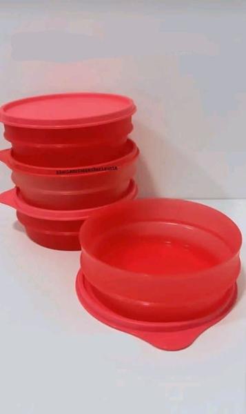 Imagem de Tupperware Conjunto Pote Dinâmico 400ml Com 4 Peças. 