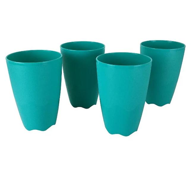 Imagem de Tupperware copos floresta 525 mls kit com 4