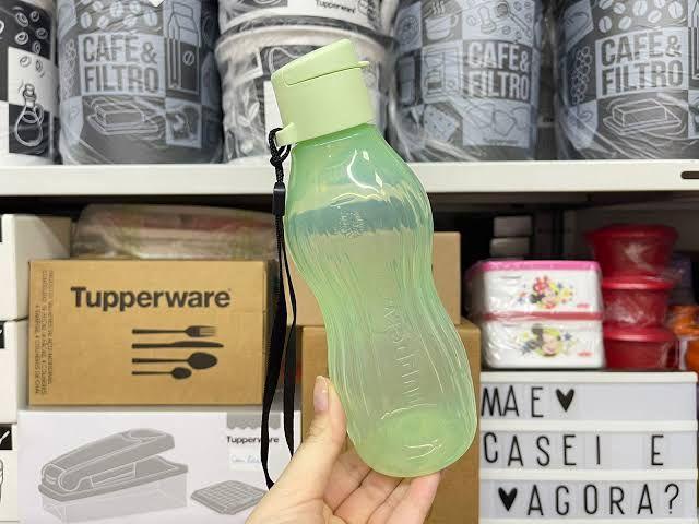 Imagem de Tupperware Eco Tupper Garrafa De Água 470ml Verde Menta.