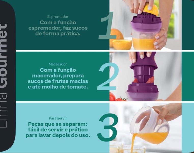 Imagem de Tupperware Espremedor De Frutas Plus 300ml