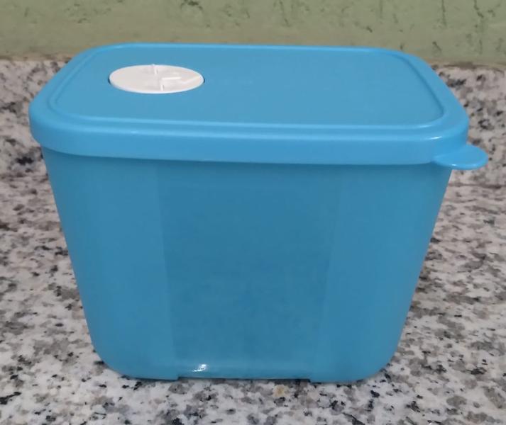 Tupperware Freezertime 1,1 Litro Azul Imagem de Tupperware Freezertime 1,1 Litro Azul