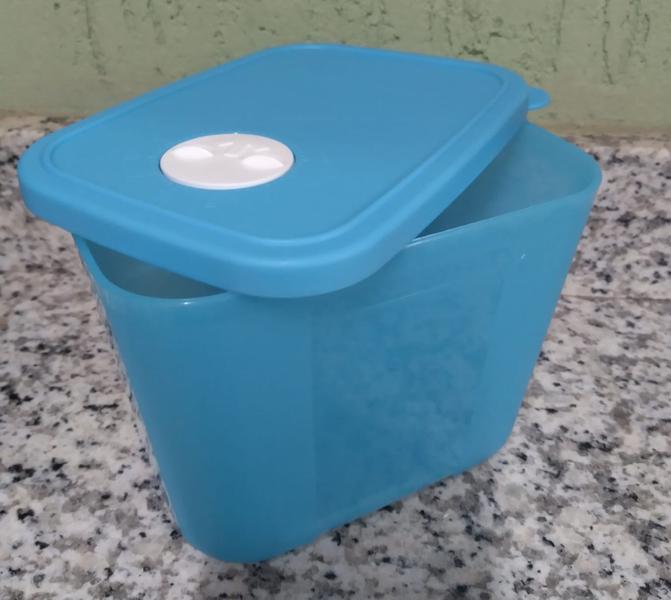 Tupperware Freezertime 1,1 Litro Azul Imagem de Tupperware Freezertime 1,1 Litro Azul