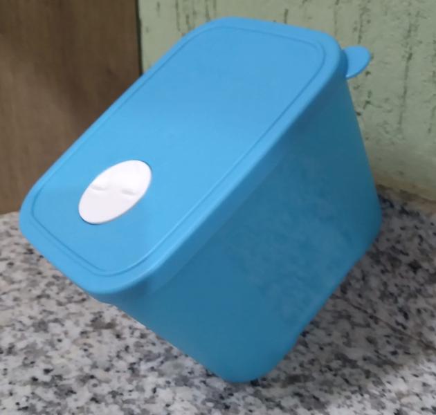 Tupperware Freezertime 1,1 Litro Azul Imagem de Tupperware Freezertime 1,1 Litro Azul