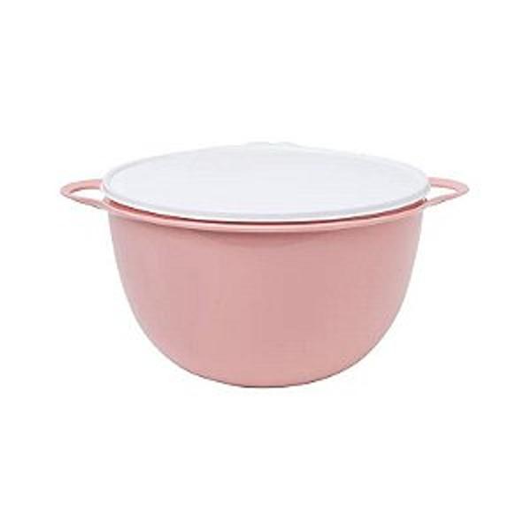 Imagem de   tupperware  grande jumbo 14 litros rosé  preparação massas, pão da tupperware 