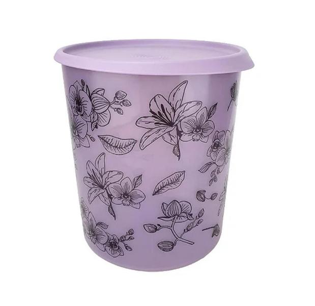 Imagem de Tupperware instantânea mágica floral lilas 4.2 l