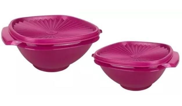 Imagem de Tupperware Kit 2 Tigelas Sensação Tampa Hermética