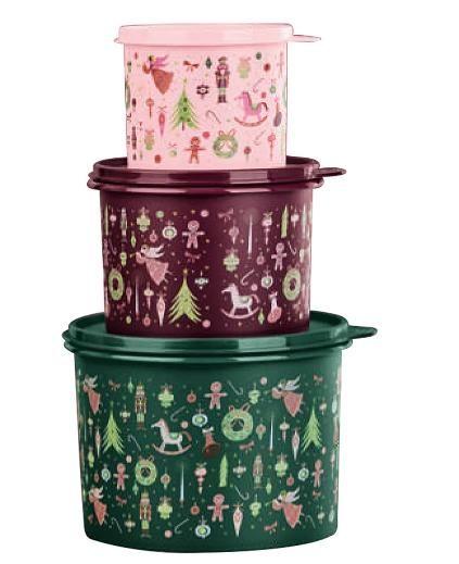 Imagem de Tupperware Kit Caixas Encanto de Natal  3 peças