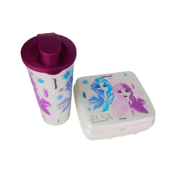 Imagem de Tupperware Kit Frozen copo 470 mls+ porta sanduíche