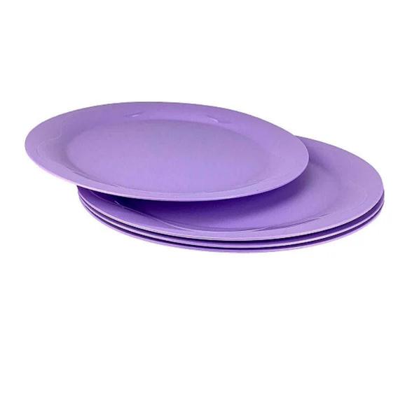 Tupperware kit pratos floresta lilas 4 peças Imagem de Tupperware kit pratos floresta lilas 4 peças