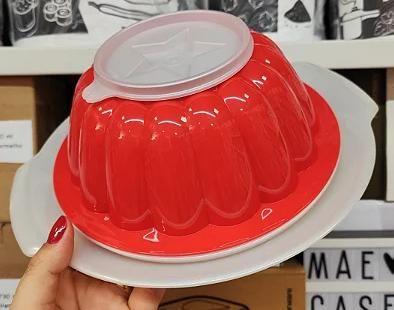 Imagem de Tupperware Magica 1 Litro Vermelho e Pérola