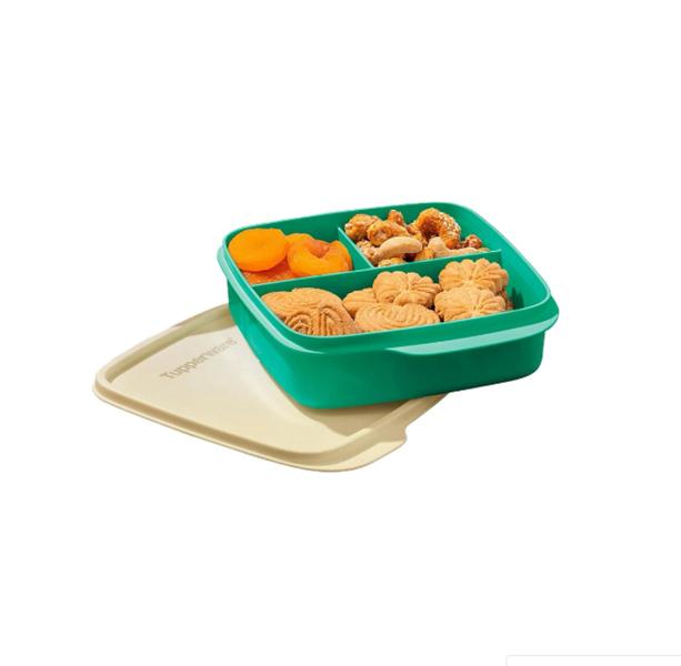 Imagem de Tupperware Marmita Basic line com divisórias