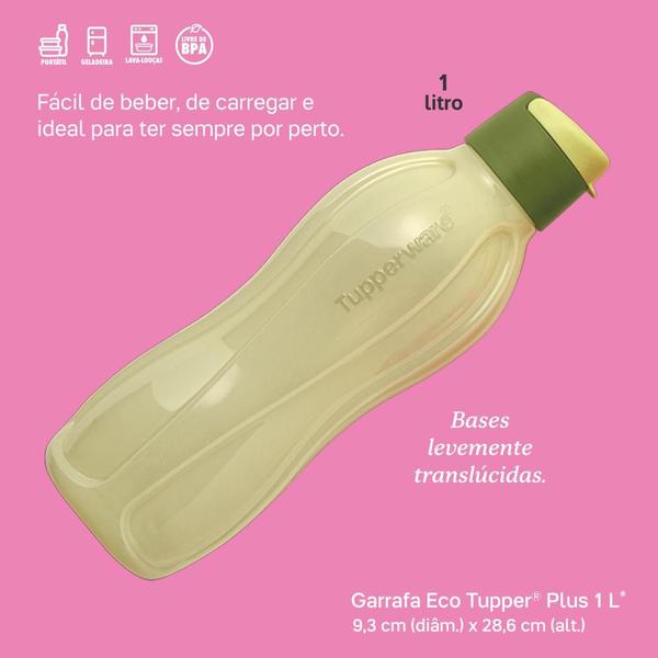 Imagem de Tupperware Original  Garrafa Eco Tupper Plus 2 Litros