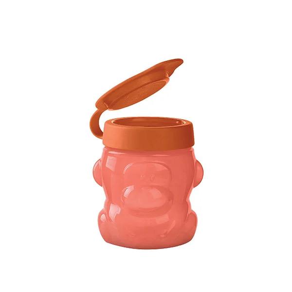 Imagem de Tupperware Pote Kids Macaco 300ml Laranja Coral