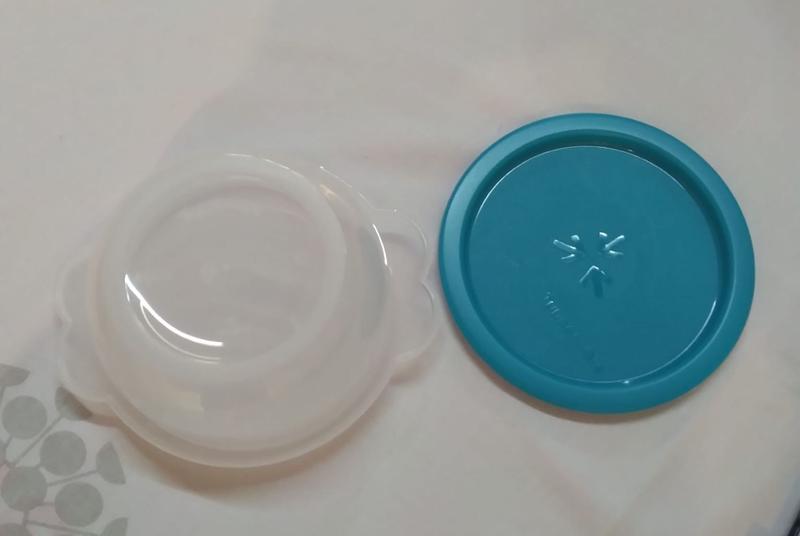 Imagem de Tupperware Super Mini Instantânea 400ml Translucida Tampa Verde